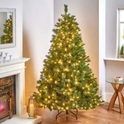 6ft Prelit Winchester Pine Artificial Christmas Tree