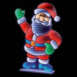 59cm Standing Infinity Santa Light