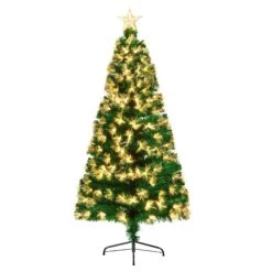 5 Ft Colour Swap Fibre Optic Christmas Tree