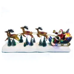 LED Santa Sleigh