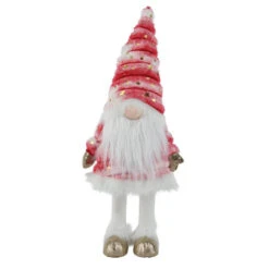 Gonk With Stripey Pink Hat Christmas Decoration