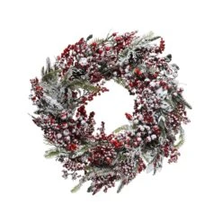 Traditional 60cm Snowy Berry Wreath