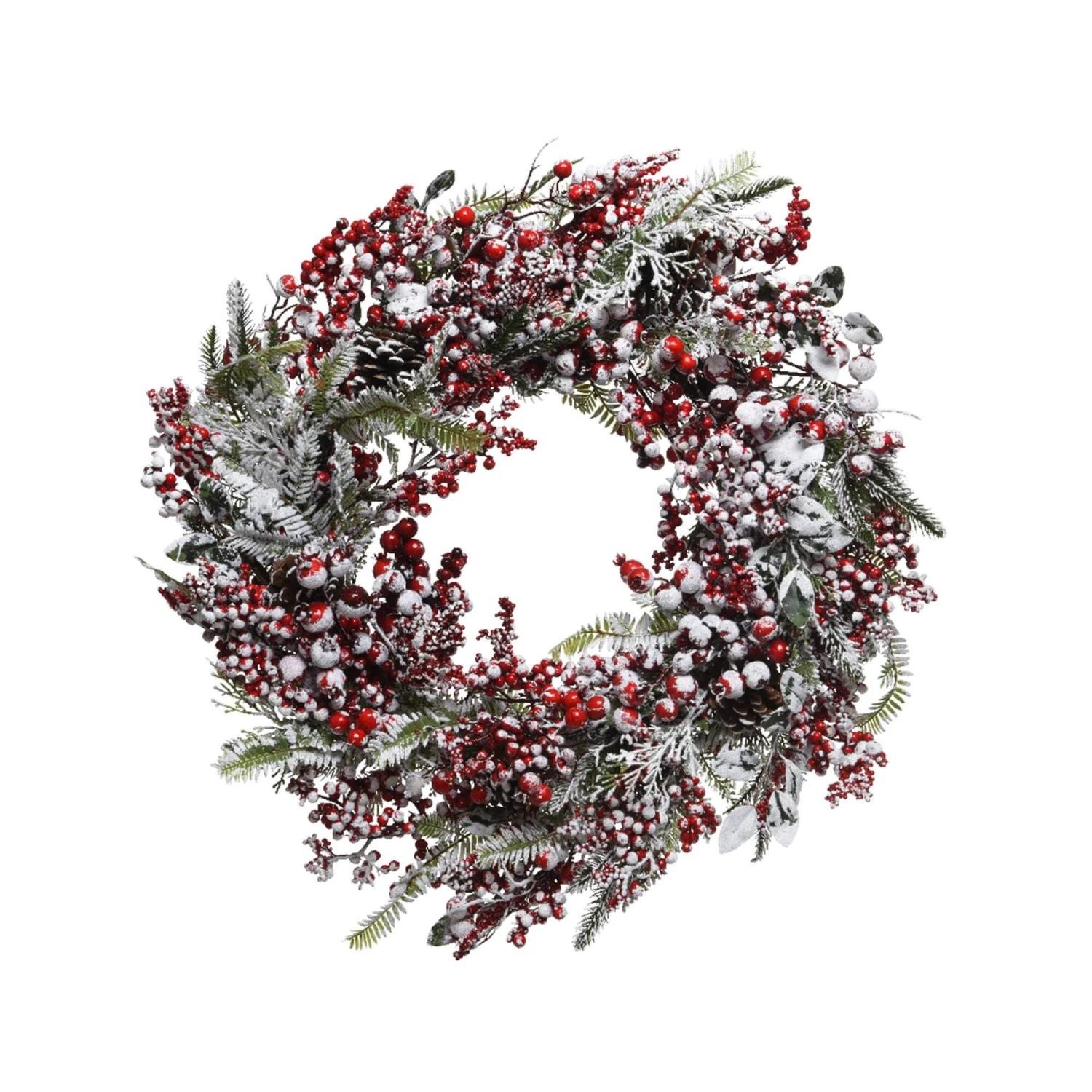 Traditional 60cm Snowy Berry Wreath