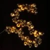 2.2m Gold Bauble Cluster LED Garland