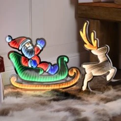 60cm Sleigh Ride Infinity Light