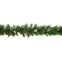 2.7m Glittery Crestwood Garland
