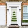 1.8m Pre-Lit Layered Door Hanging Christmas Tree Decoration