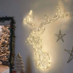 Stag Head LED Decoration