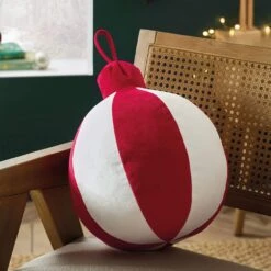 Catherine Lansfield 3D Christmas Bauble Cushion