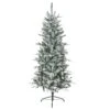 7ft Snowy Slim Evergreen Spruce Christmas Tree