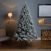 5ft Flocked Ontario Spruce Artificial Christmas Tree