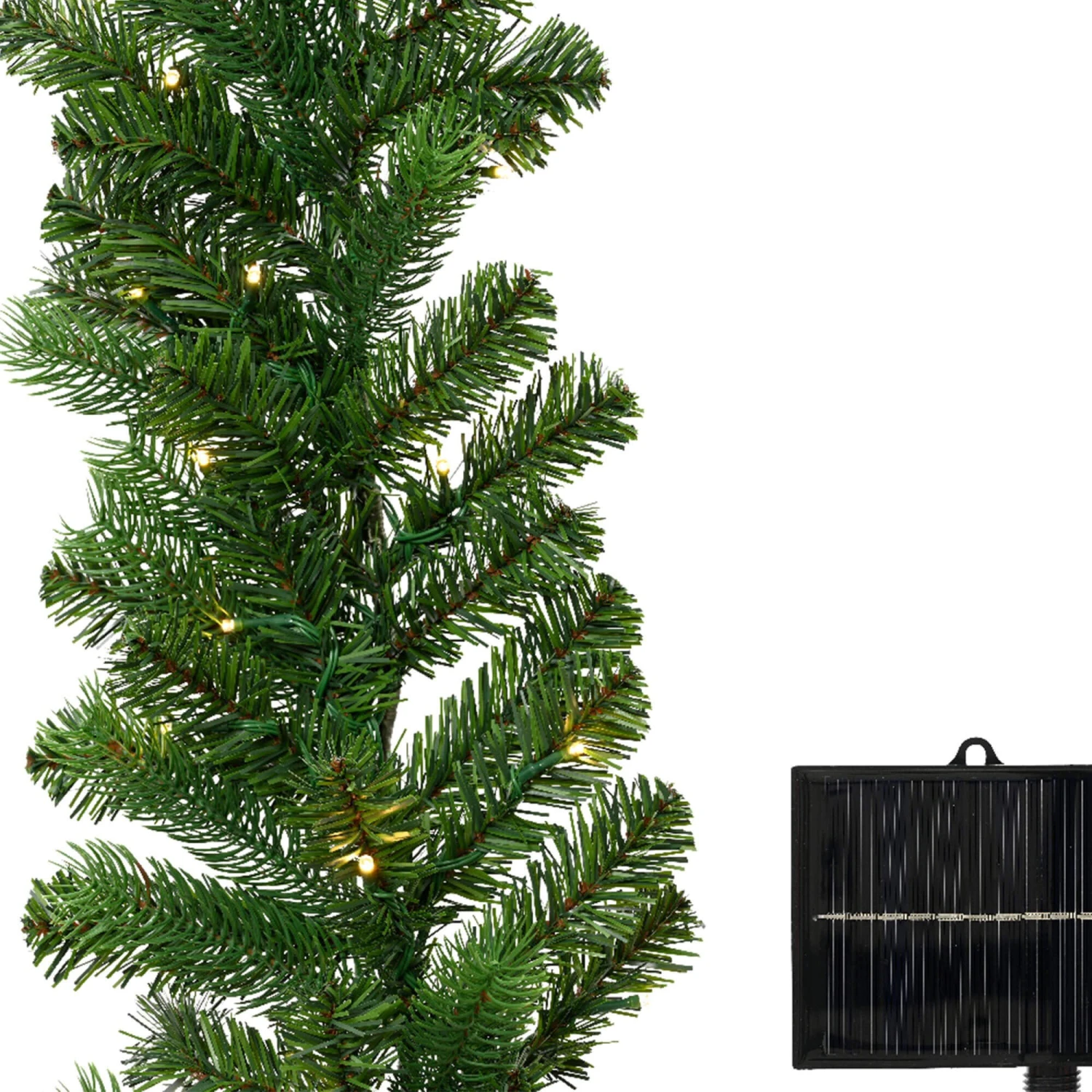 2.7m Pre-Lit Outdoor Garland
