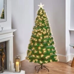 6ft Colour Swap Fibre Optic Christmas Tree