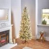 7.5ft Pre-Lit Snowy Kingswood Fir Christmas Tree