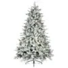 6.5ft Snowy Dorchester Pine Christmas Tree