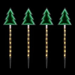 Set Of 4 Infinity Tree Path Lights
