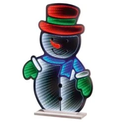 60cm Standing Snowman Infinity Light