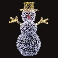 97cm Indoor Outdoor Light Up LED Snowman